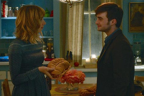 #1 A “Fools Gold Loaf” — a peanut butter, jelly, and bacon sandwich, in the movie WHAT IF starring Danielle Radcliffe and Zoe Kazan #2 In AVENGERS: ENDGAME, Scarlett Johansson’s Black Widow makes herself a PB&J sandwich, (which she calls a “peanut butter sandwich” in the dialogue, but further inspection shows that at least someone on the internet has screencaptures showing the use of a jar of jelly.) #3 INTERNATIONAL VELVET: Christopher Plummer’s character makes a peanut butter and jelly sandwich. (Found this one thanks to Silver Screen Suppers!)