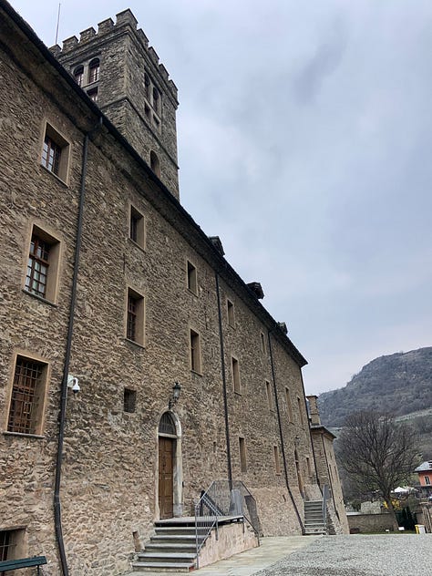 Real Castle of Sarre, Aosta Valley, Italy, hunting lodge of Savoy