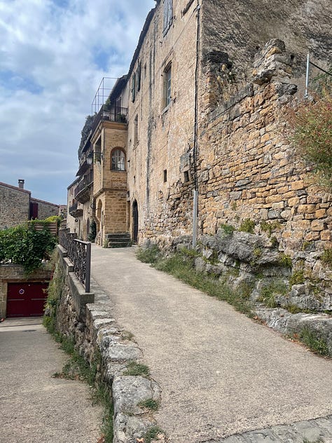 scenes from the village of Peyre in France