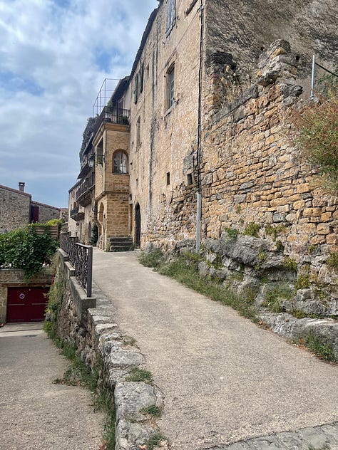 scenes from the village of Peyre in France