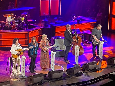 Grand Ole Opry performers: (from left) Darryl Worley, Riders in the Sky, The Isaacs.