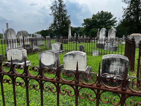 late 19th century graves, monuments, and graveyard structures