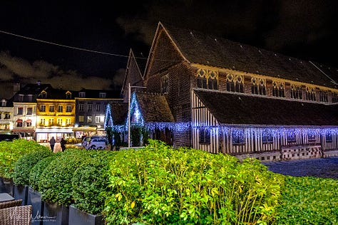 Outside the Sainte-Catherine church in Honfleur