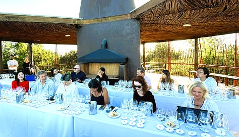 Karen MacNeil wine tasting in Chile