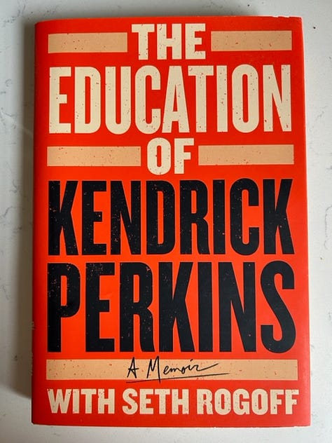 The covers of The Education of Kendrick Perkins, Nietzsche in Italy and The Castle of Otranto