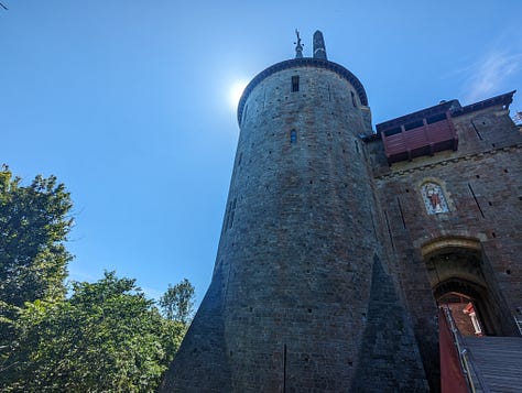 South Wales views waterfalls and Castell Coch