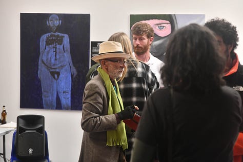 Photos from my art exhibition called Fistula in May 2022.
