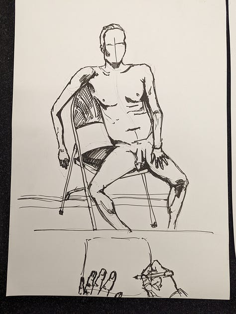 life drawings from aberdare cardiff life models