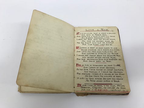 Wartime book sold at auction on Tyneside