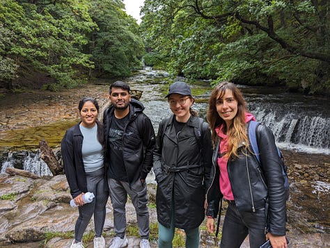 guided walk brecon beacons waterfalls