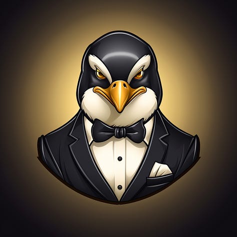 Airline+eagle, fire department+elephant, tuxedo shop+penguin logo prompts