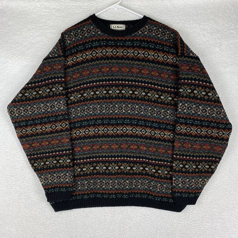 L.L.Bean vintage sweater