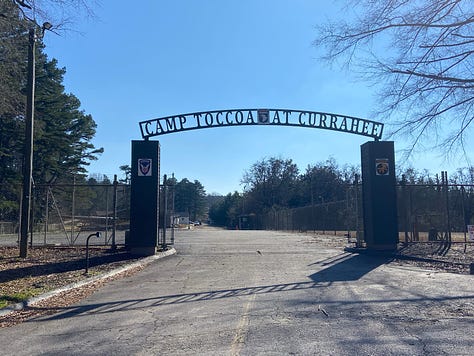 Photos from the front of Camp Toccoa