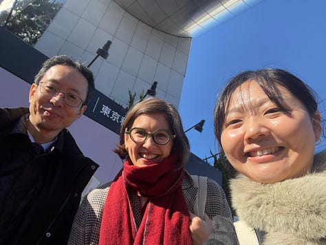 Motoki Nagano, Claudia Chwalisz, and Ayano Takeuchi; Nezu Museum; Meeting with Koso Nippon (Japan Initiative)