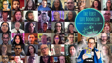 selection of snaps from the SLBC including a April Fool's Joke (very proud of that one!): the FIRST LIFE Book Club !!!