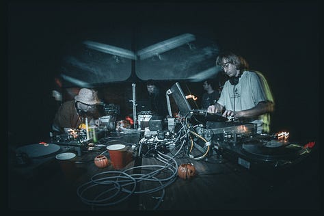 Halloween Tribal Massive (10.31.97) featuring. The Crystal Method, Coldcut, DJ Dan, Tomas, etc.. Photos by Beau McGavin