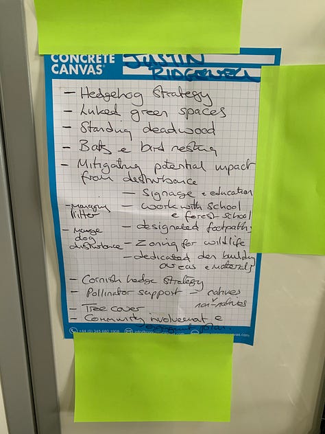 Ideas and suggestions from our first Co-Design meeting in August.