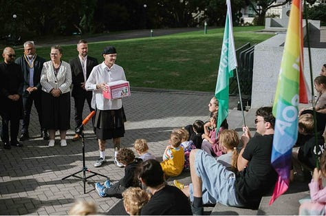 Official images of BENJAMIN CODY DOYLE as seen on a social media account belonging to the New Zealand Green Party