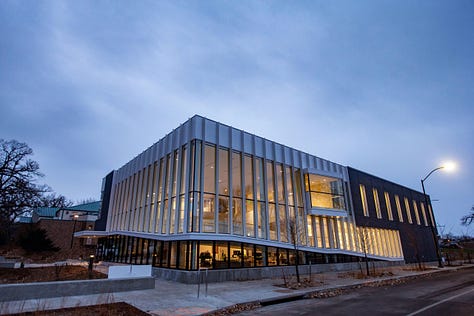 Holiday Party photos from 2023, plus a look at the Harkin Institute building. 