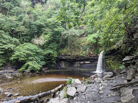 guided walk brecon beacons waterfalls