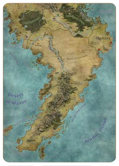 maps of islands with various terrain