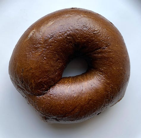 Westman's pumpernickel bagel