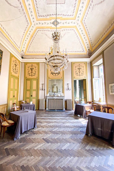 Accademia Ristorante's decor is an attraction in its own right.