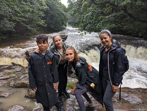 guided walk brecon beacons waterfalls