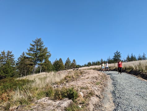 guided walk in the waterfalls area of the brecon beacons national park