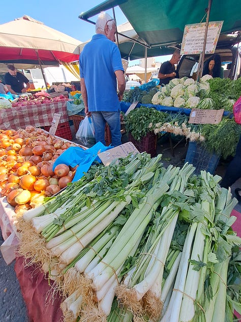 Iraklion Thursday market, Crete