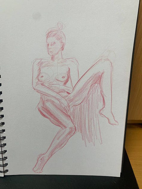 female nude life drawing cardiff