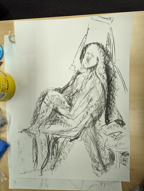 life drawings of male model in wales, aberdare, cardiff