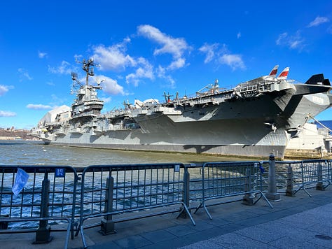 images from the Intrepid Sea, Air & Space Complex