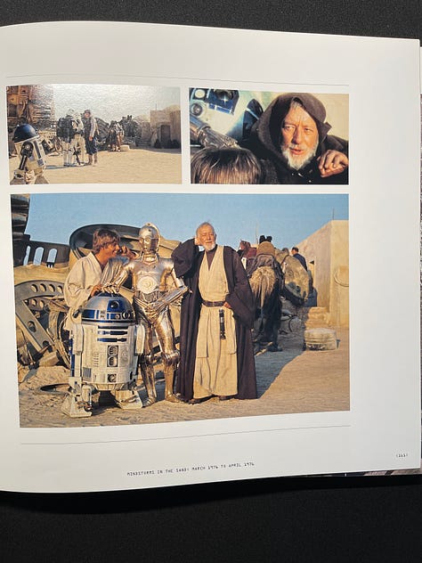 "The making of Star Wars" Alec Guinness