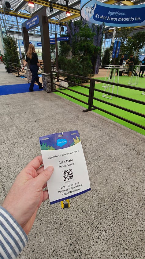 Salesforce agentforce world tour in Amsterdam