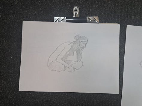 life drawings of female nude in Cardiff