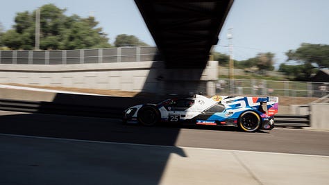 BMW M Team RLL captures pole position ahead of the IMSA Monterey round at Laguna Seca in May 2025. Photos by Walter Fulbright.