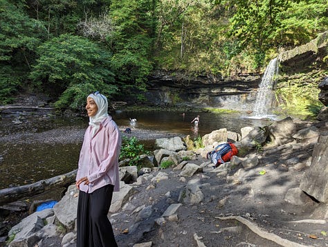 guided walk in the waterfalls area of the brecon beacons national park