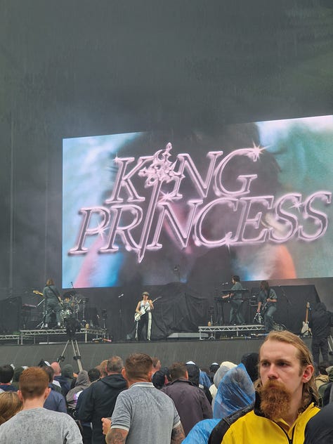 King Princess, followed by the Roots, on support at Hampden Park. 