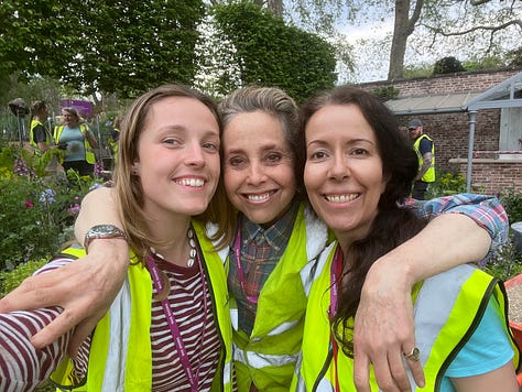 A series of photos of me with some of my planting & Chelsea Flower Show buddies!