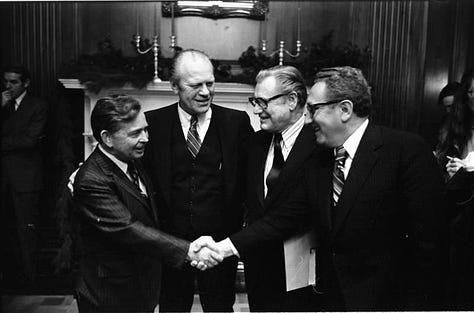 Nelson Rockefeller and Heinz Kissinger