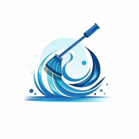 Cleaning services / tailor / gardener abstract mark logo prompts