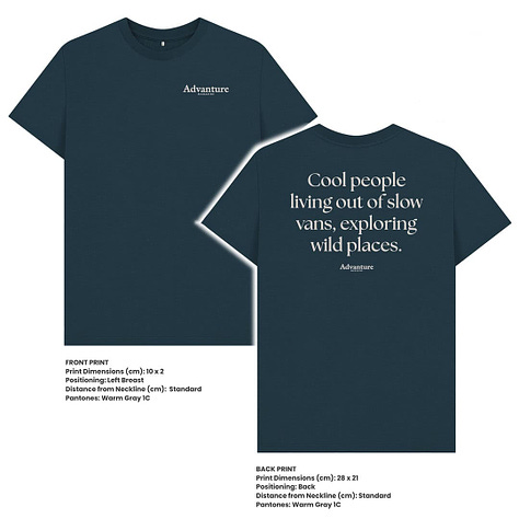 Advanture Magazine cool people t-shirt