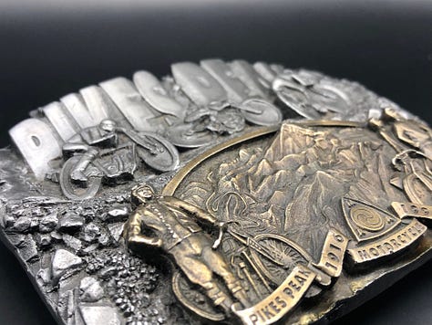 Pikes Peak Limited Edition Motorcycle Belt Buckle