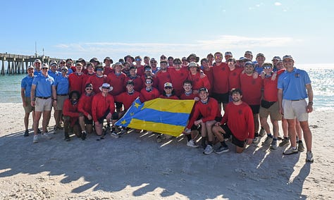 The brothers of Alpha Tau Omega Walk Hard completed their 128.3-mile journey on Wednesday.  They were able to raise $105,000 that will go to Jeep Sullivan's Outdoor Adventures, Inc. for wounded veterans.  