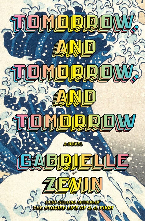 Big Swiss by Jen Beagin, Romantic Comedy by Curtis Sittenfeld  and Tomorrow and Tomorrow and Tomorrow by Gabrielle Zevin