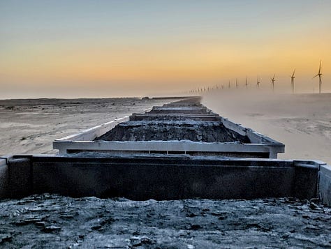 Mauritania iron ore train