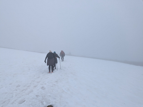 Walking up Ben Nevis