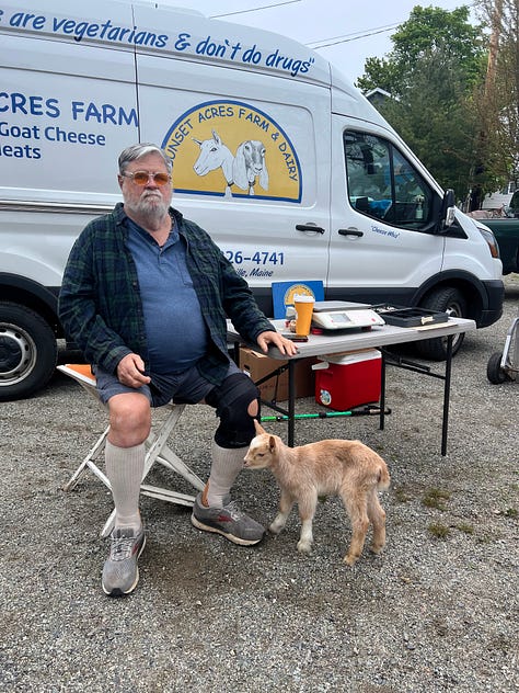 Farmers and farming around downeast Maine and the Hudson River Valley