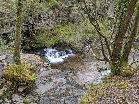 waterfalls in the Brecon Beacons